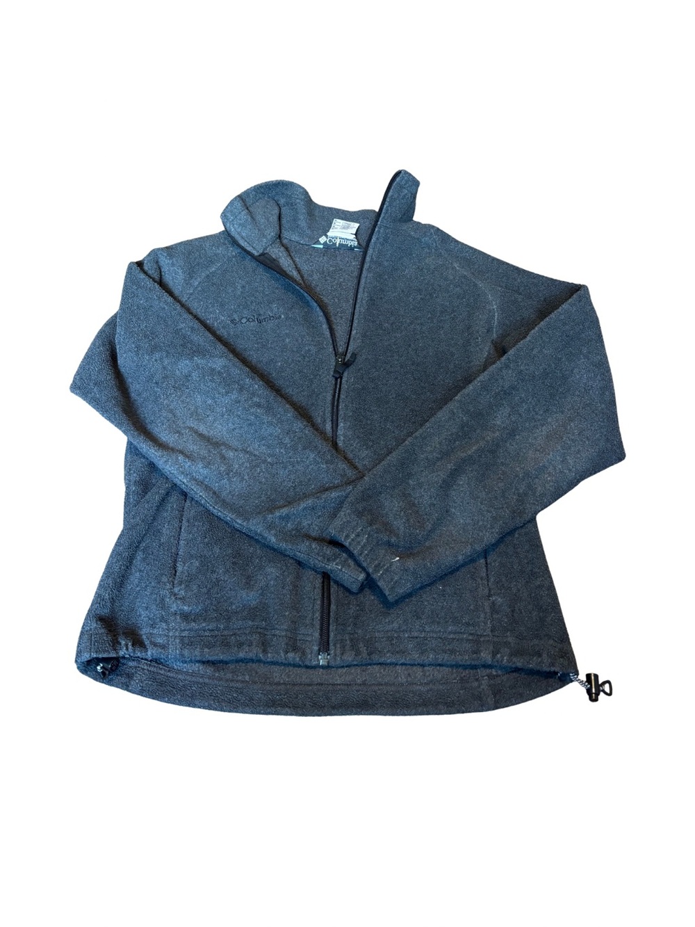 Columbia Kids' Heather Charcoal Full-Zip Fleece Jacket